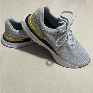 Nike Gray and Yellow Sneakers